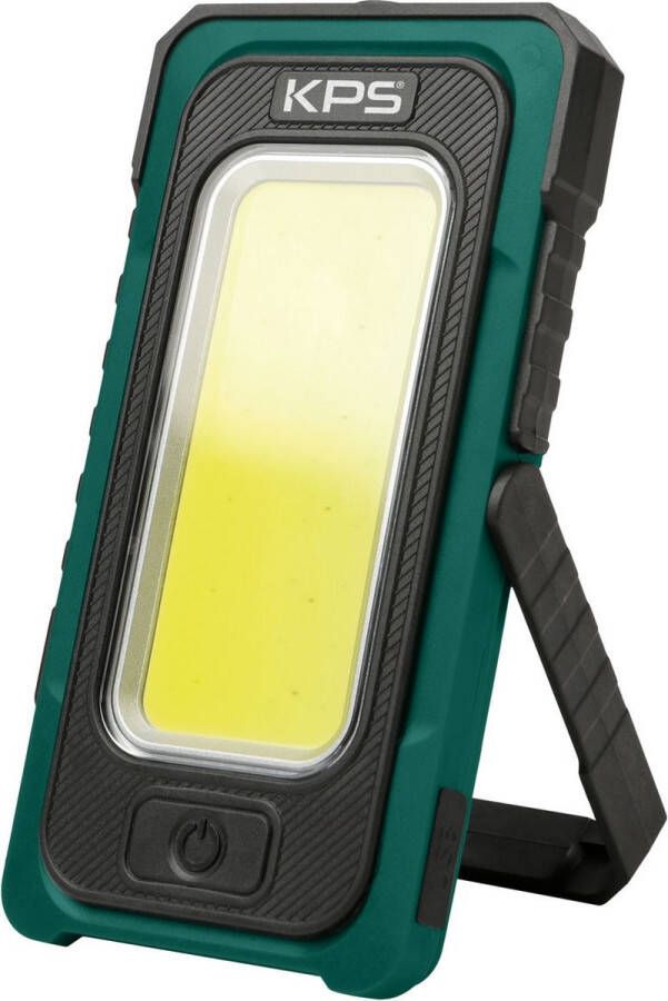 Alfa ZAKLAMP WERKLAMP POWERBANK 10W COB LED OPLAADBAAR VIA SOLAR EN USB POWERBANK 4000MAH MET MAGNEET