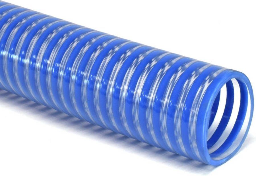Alfaflex Azur zuigslang voor waterpomp 25mm 1'' inch blauw transparant 5 meter lengte (Retour niet mogelijk)