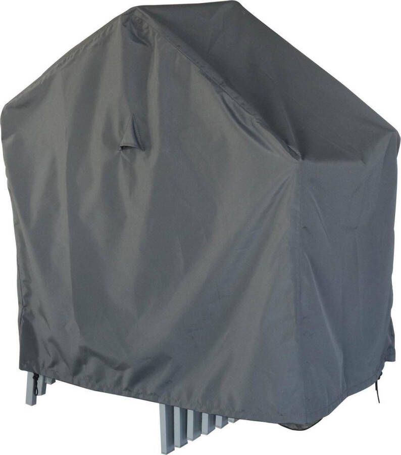 Alice's Garden Beschermhoes donkergrijs – PA-gecoate beschermhoes van polyester voor set van 8 stapelbare stoelen Polyester beschermhoes voor set van 8 stapelbare stoelen