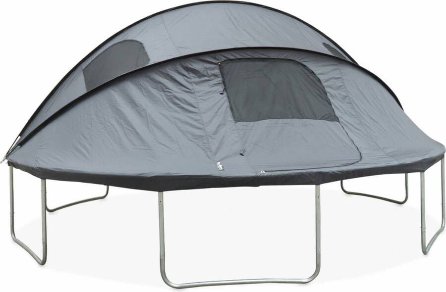 Alice's Garden l Trampolinetent Domus l Ø484cm l 2 ingangen l Incl. transporttas l Grijs Domus