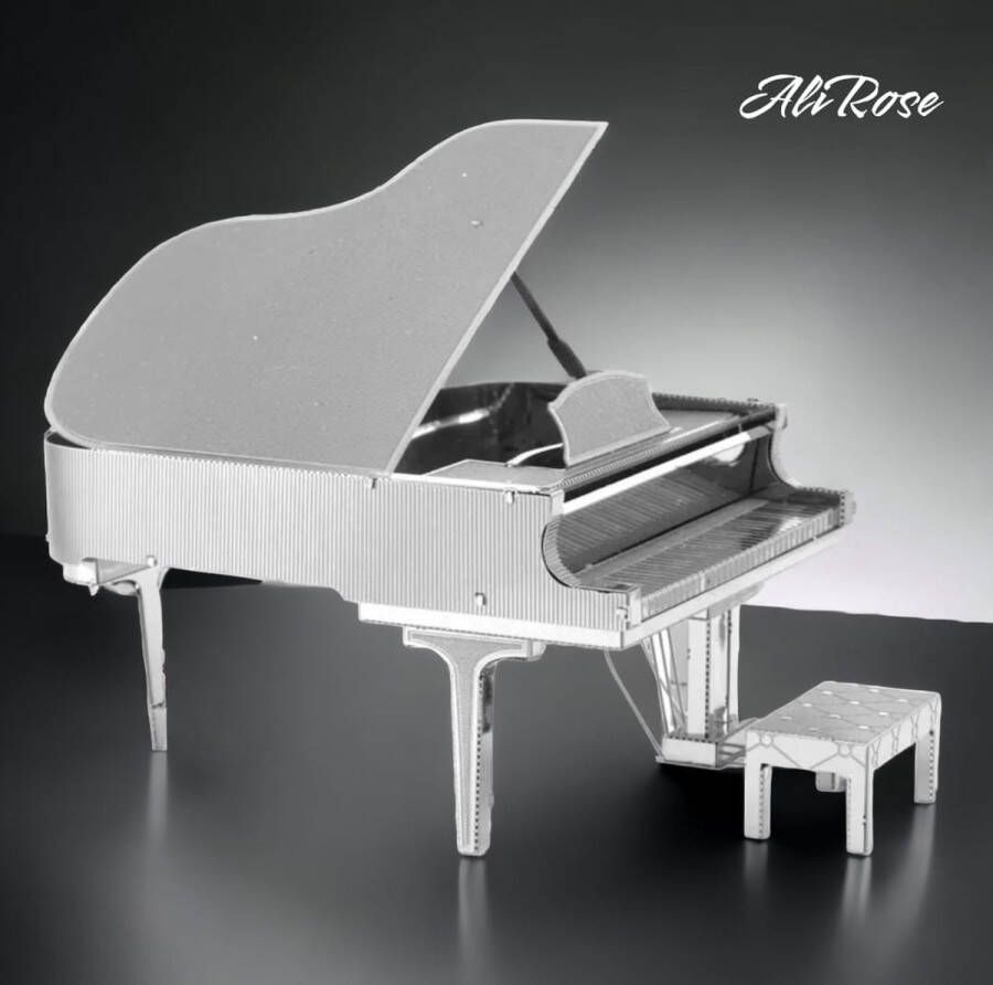 AliRose 3D Bouwmodel Metaal DIY Grand Piano Bouwset Modelbouw Muziekinstrument