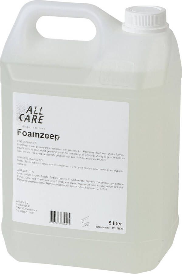 All Care | Foamzeep | Jerrycan 5 liter