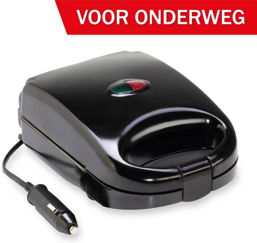 All Ride Tosti-Apparaat 12 Volt voor Onderweg Indicatielampen Clipsluiting Zwart