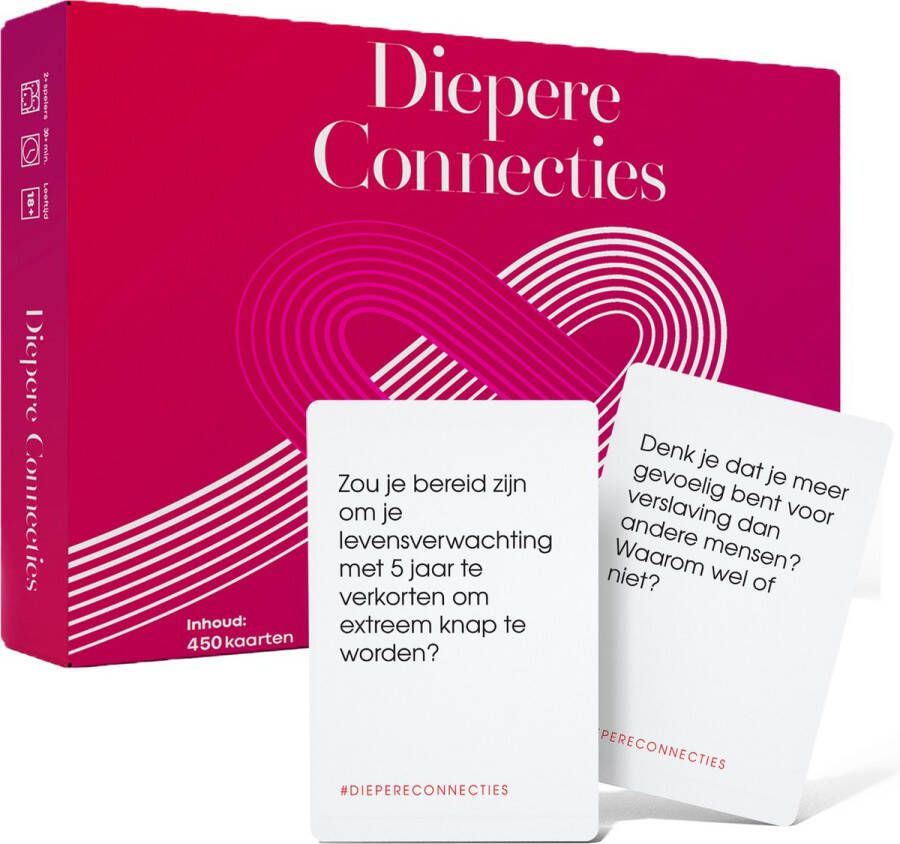 Allerion Diepere Connecties – Relatiespel Vragenkaartspel – Gespreksstarters voor Dating – LHBTIQ+ 450 Kaarten