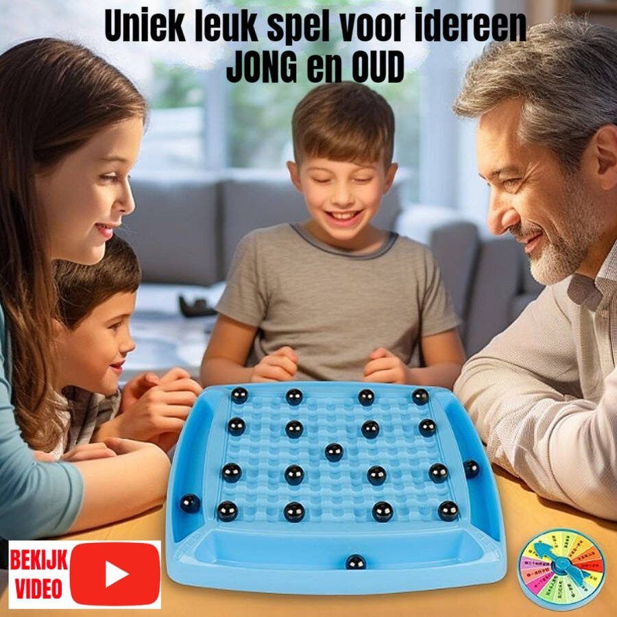 Allernieuwste.nl NIEUW Spel Magnetic Battle Chess voor 1 tot 4 Personen Logisch Nadenken Vanaf 9 99 jaar Multiplayer Gezelschapsspel