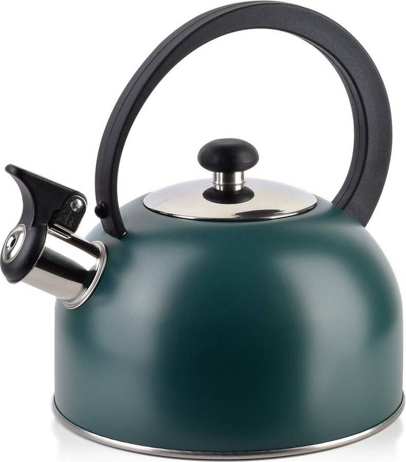 Allesken Fluitketel RVS Groen 2 liter