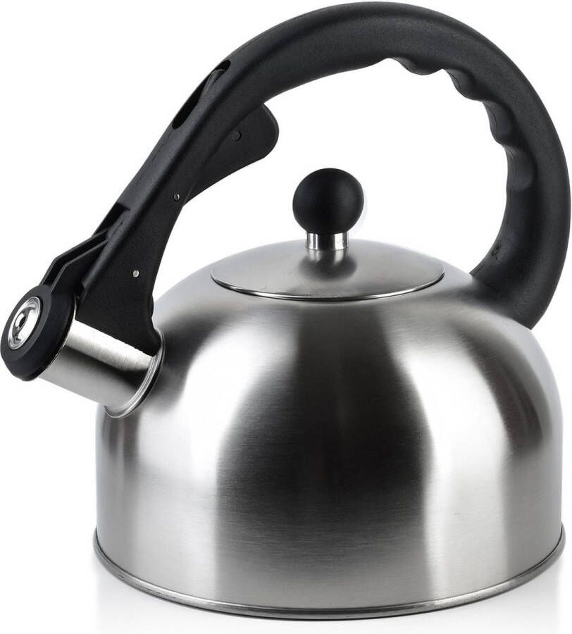 Allesken Fluitketel RVS Zilver 2liter