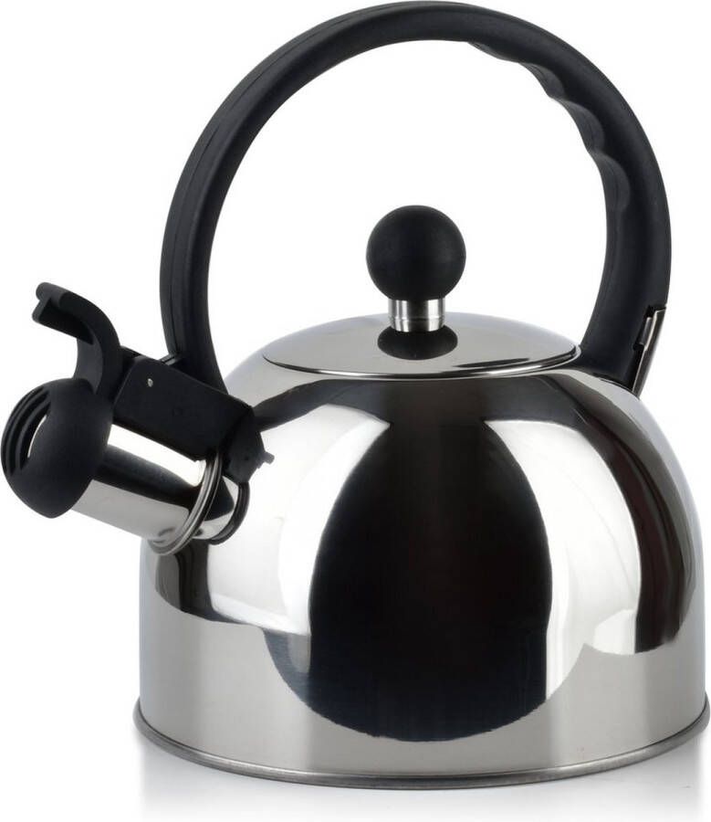 Allesken Fluitketel Zilver 2.5liter