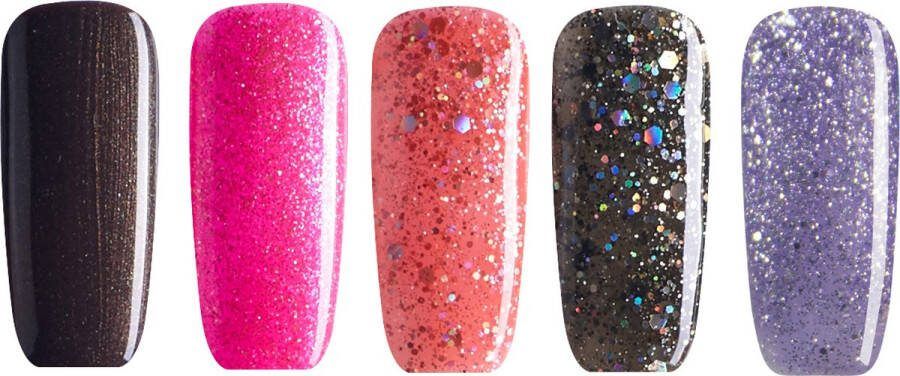 AllesVoorNagels.nl AVN Gellak – 7 x 10ml Gel nagellak Nagels Gellak starterspakket MIX8