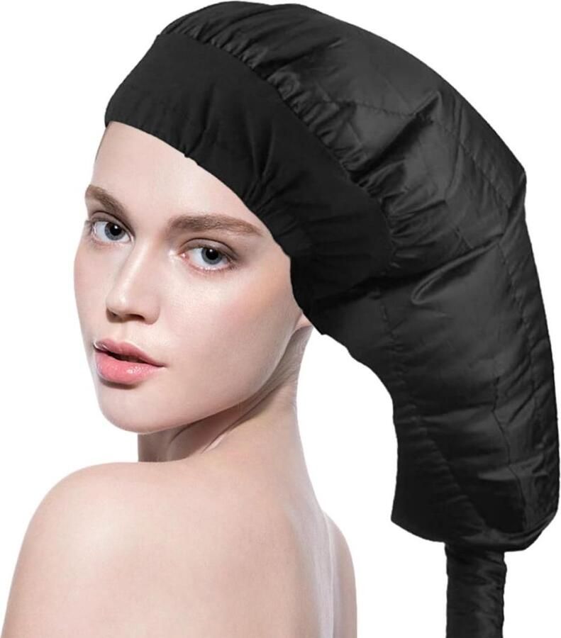ALLGoods. Droogkap Haardroogkap Haardroger Haar Steamer Fohn Haarstyling Gemakkelijk Bruikbaar Zwart