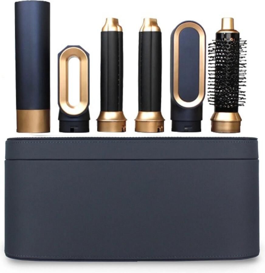 ALLGoods. Professionele Hairwrap 5-in-1 – Easystyler Pro – Airstyler met Coanda Effect – Krultang 5 in 1 – Föhnborstel voor alle Haarstylen Krultang 5 in 1 – Multistyler Heteluchtborstel 2024 Editie Fohnborstel met Gratis Leren Box