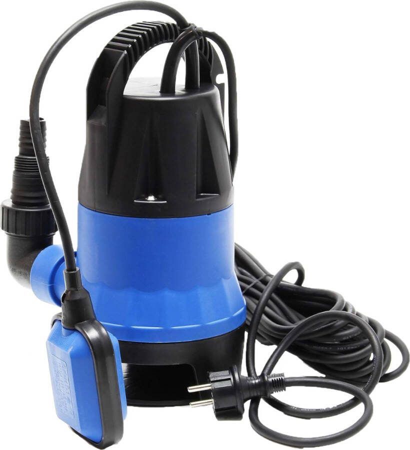 ALLGoods. Dompelpomp Vuil Water en Schoon Vlakzuigpomp 550W– Dweilpomp – Gemakkelijk en Praktisch – Waterpomp Elektrisch – Duurzaam – 10500L Per Uur Blauw