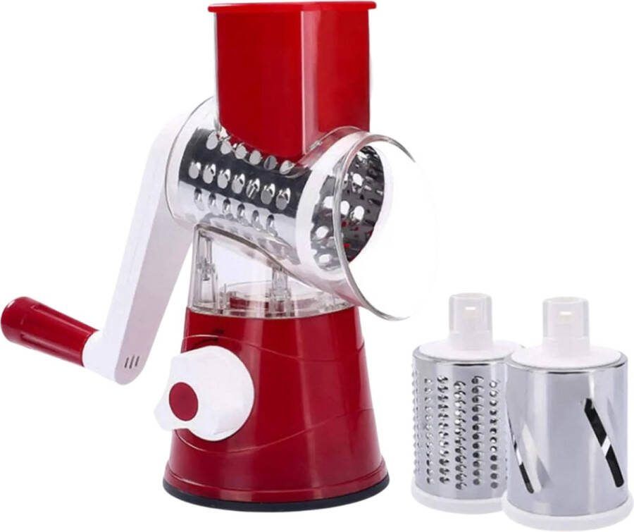 ALLGoods. Groentesnijder Machine Groentesnijder Electrisch Groentensnijder Electrisch elektrische rasp Groentensnijder Handmatig Electrische Rasp – Hakmolen Elektrisch – Waterdicht – met Schoonmaakborstel en Schilmes Rood