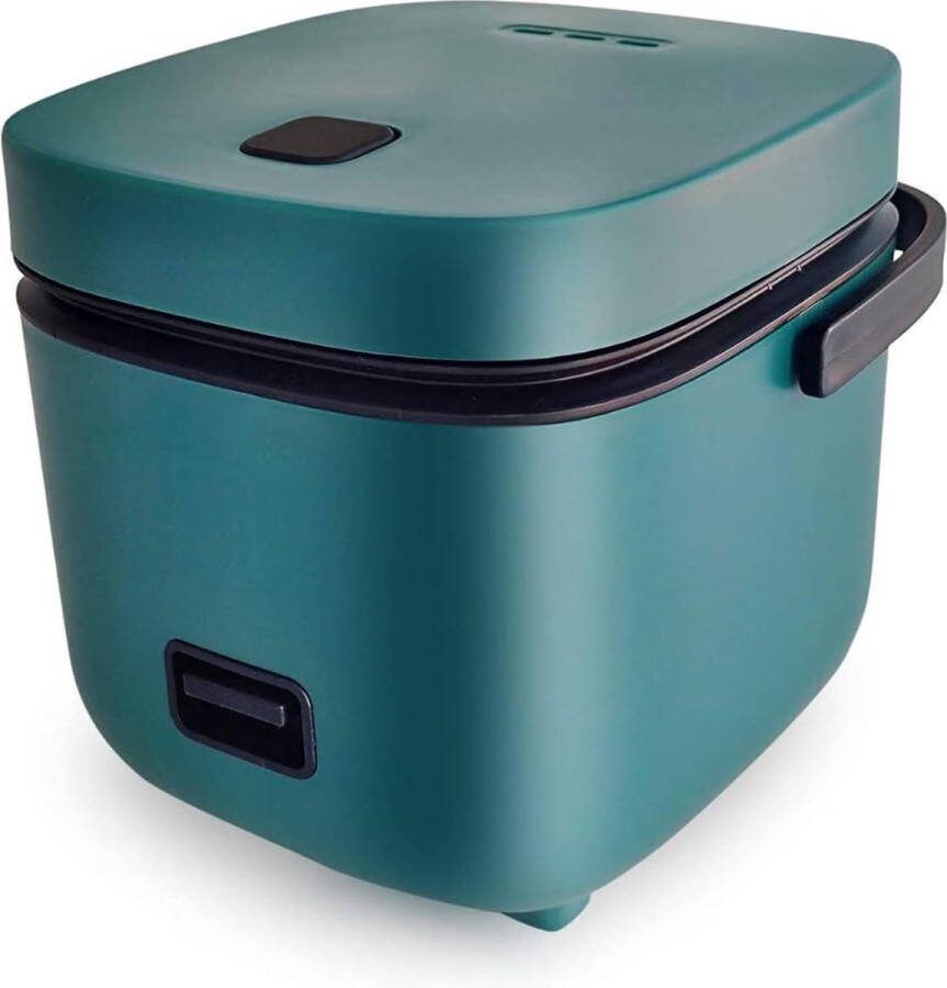 ALLGoods. Rijstkoker Klein – Stoomkoker met Anti-Aanbaklaag Rijstkoker met Stomer 1.2L – Warmhoudfunctie – Rijstkokers Eenvoudig te Bedienen – Multicooker Blauw