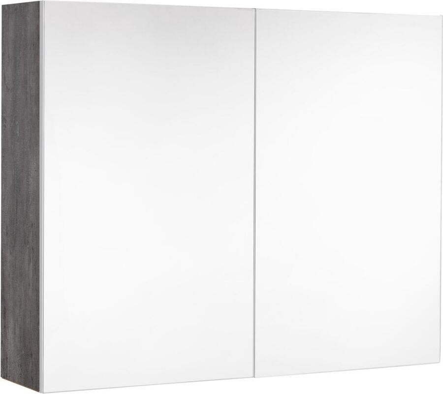 Allibert Look Aston Santiago Spiegelkast 80 cm Donker Beton