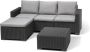 Allibert California Chaise Longue Loungeset 3-4 personen Grafiet - Thumbnail 1