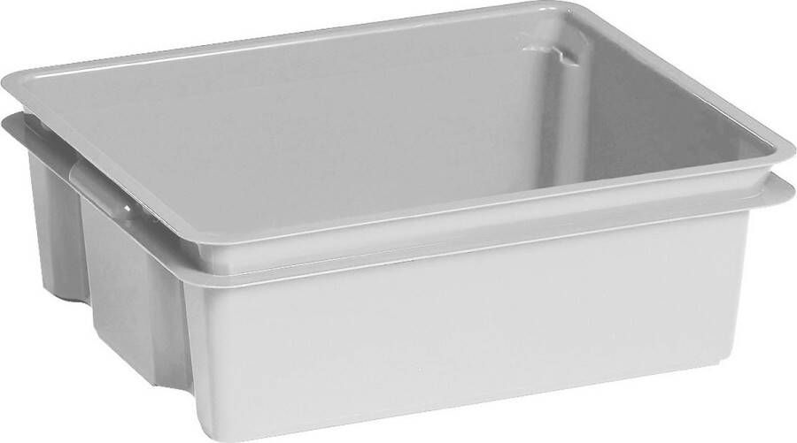 Keter Opbergbox Crownest Pvc Lichtgrijs 17l
