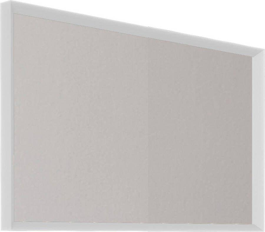 Allibert Delta spiegel 100x60cm met kader Wit mat