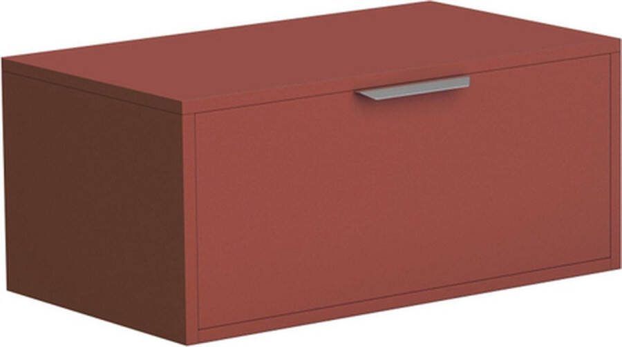 Allibert EVO badkamerkast 80x36.8x46.5cm 1 lade terracotta mat