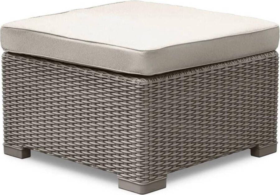 Allibert California Salontafel 68x68x35cm Cappuccino