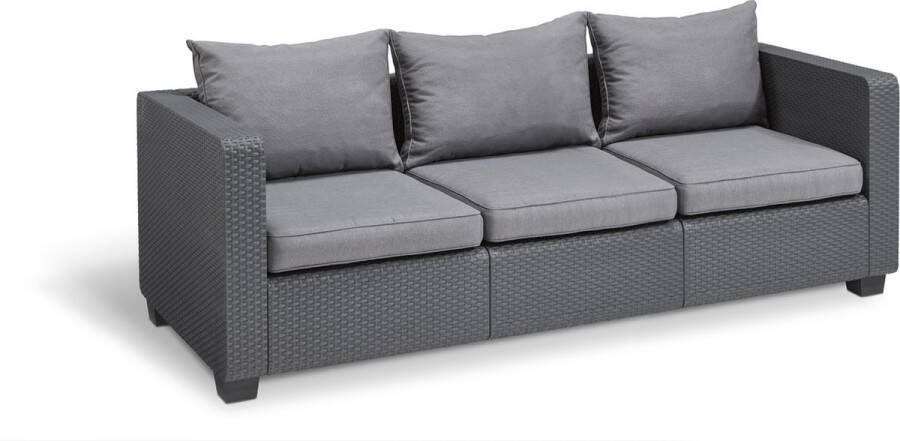 Allibert Salta Loungebank Tuinbank 3 zits incl. kussens