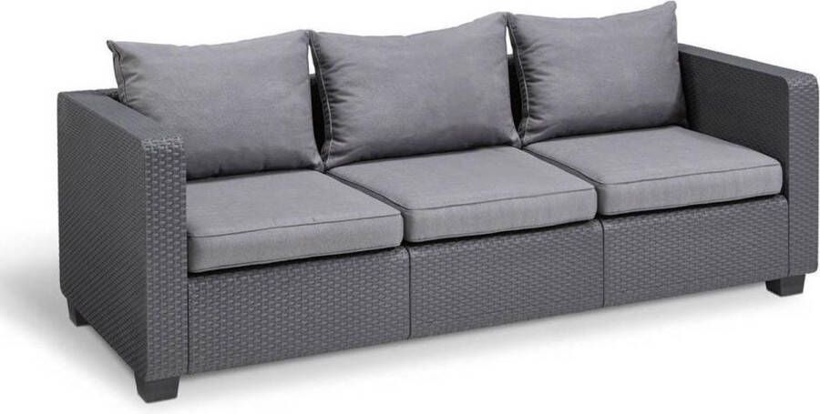 Allibert Salta Loungebank Tuinbank 3 zits incl. kussens