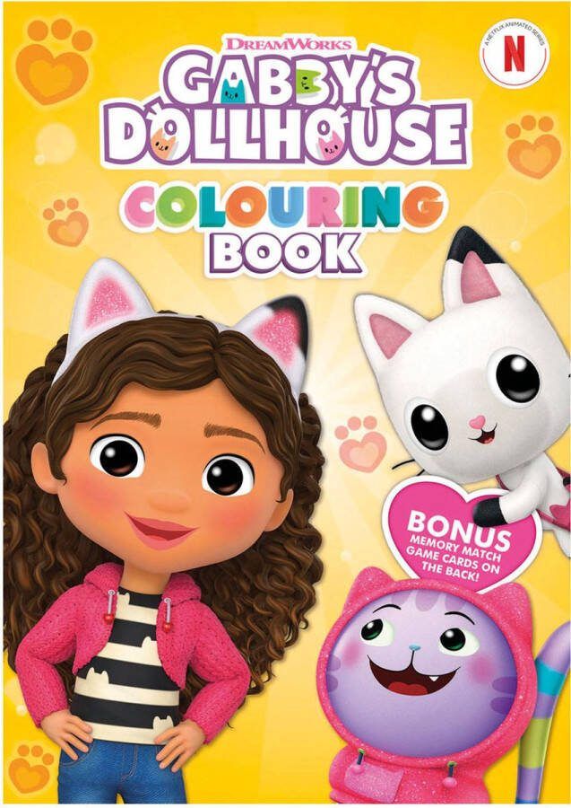 Alligator Gabby's Dollhouse Gabby's Poppenhuis Kleurboek tekenen en kleuren