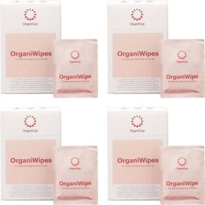 AllMatters OrganiWipes 4 x 10 stuks Reinigingsdoekjes Menstruatiecup