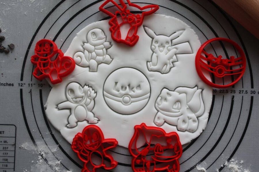 AllThingsCute 5 Pokemon Cookie Cutters