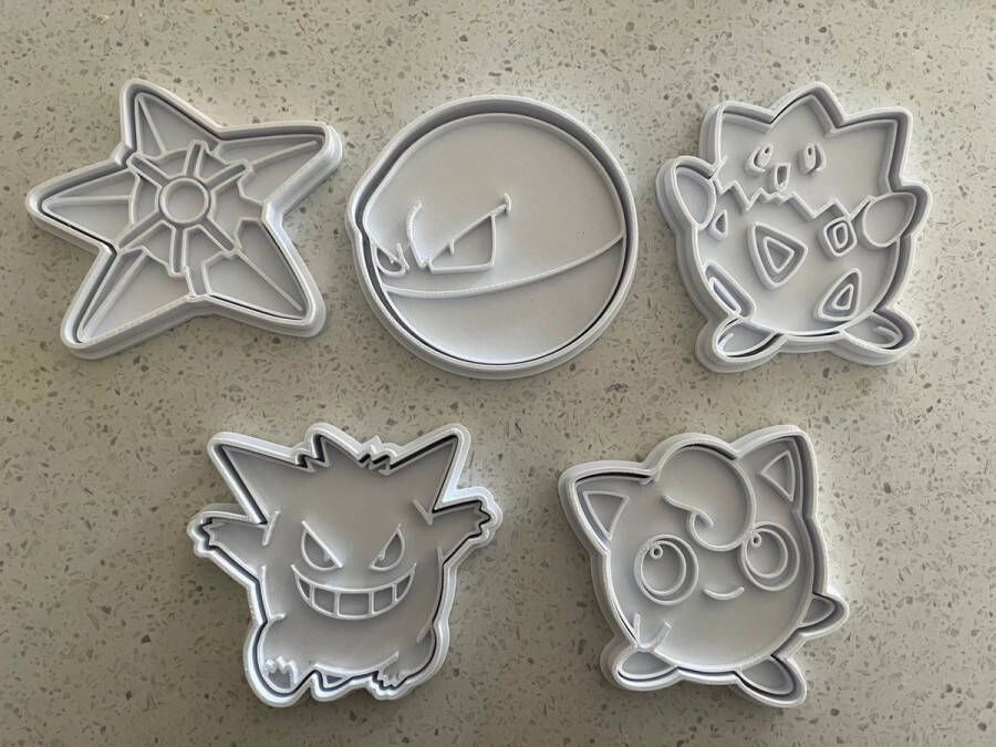 AllThingsCute 6 Pokemon Cookie Cutters