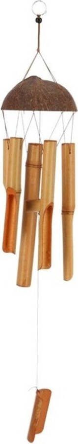 Alma Garden Windgong van bamboe hout D12 x H60 cm Tuin balkon