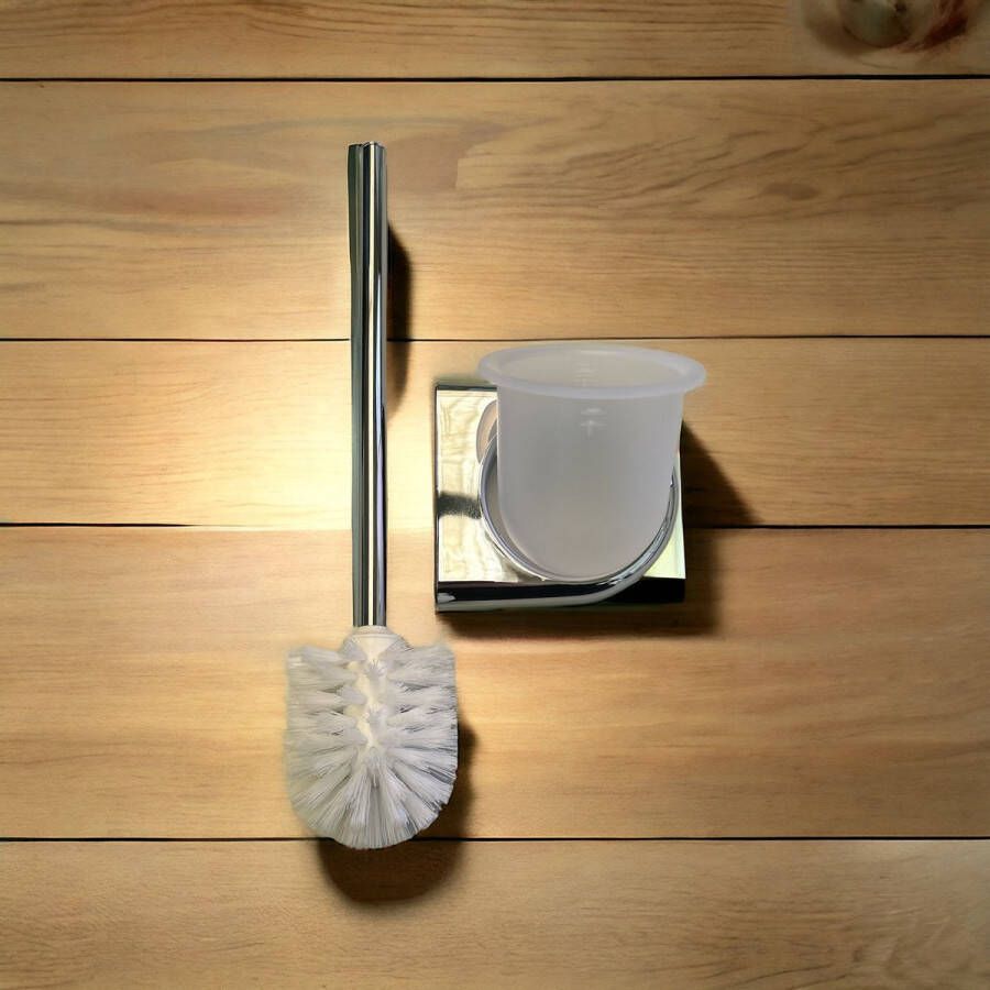 Aloa Luxe toiletborstel houder chrome