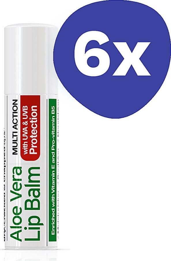AloeDent Lippenbalsem (6x 4g)