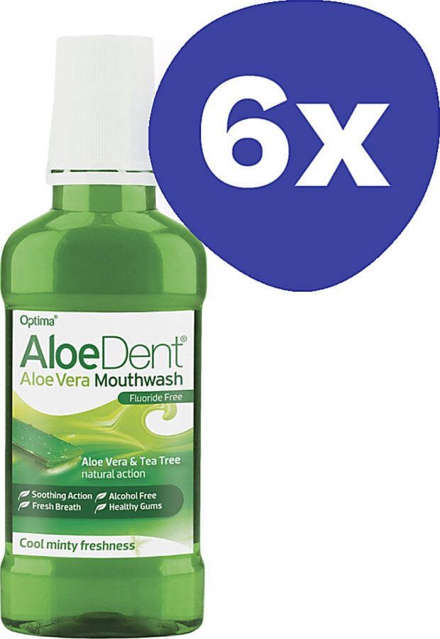 AloeDent Mondwater (6x 250ml)