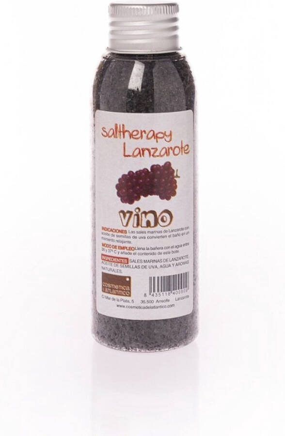 Aloeplus lanzarote Badzout Wijn 100% Natuurlijk Mineraalzout Snel Oplossend 100g