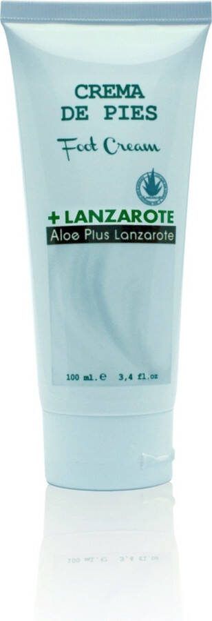 Aloeplus lanzarote Voetcreme 100% Natuurlijk Alle Huidtypes Voetmasker Voetverzorging 100ml