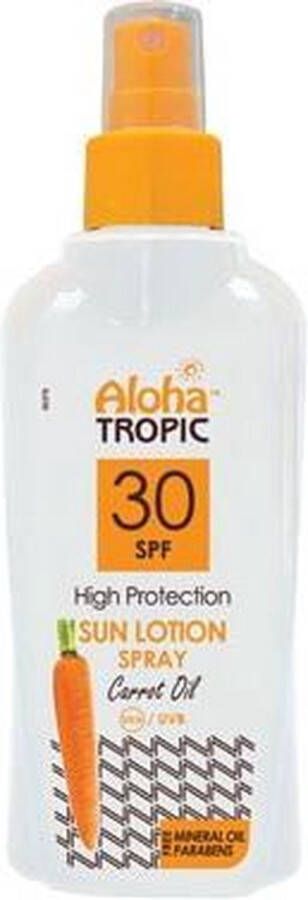 Aloha Tropic Zonnebrand Spray SPF 30 Wortelolie