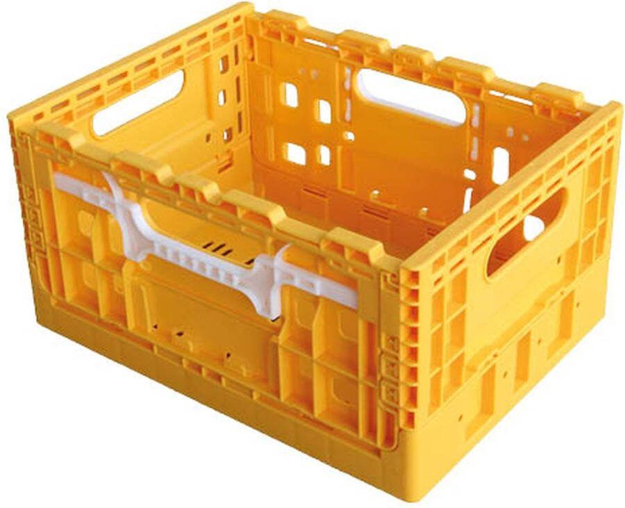 Alpac Vouwkrat Klapkrat 365 x 275 x 190 mm 14 8 L Okergeel
