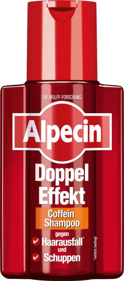 Alpecin Double Effect Caffeine Shampoo Against Dandruff And Hair Loss 200 Ml