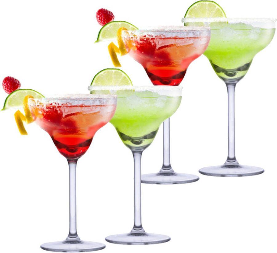 Alpina 8x Margarita cocktailglazen 250 ml 25 cl Cocktail glazen Cocktails drinken Cocktails