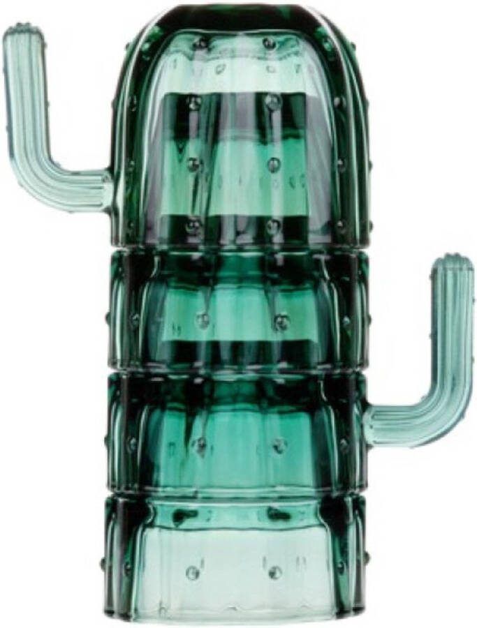 Alpina Cactus Drinkglazen 240ml Uniek & Stapelbaar voor Elke Gelegenheid