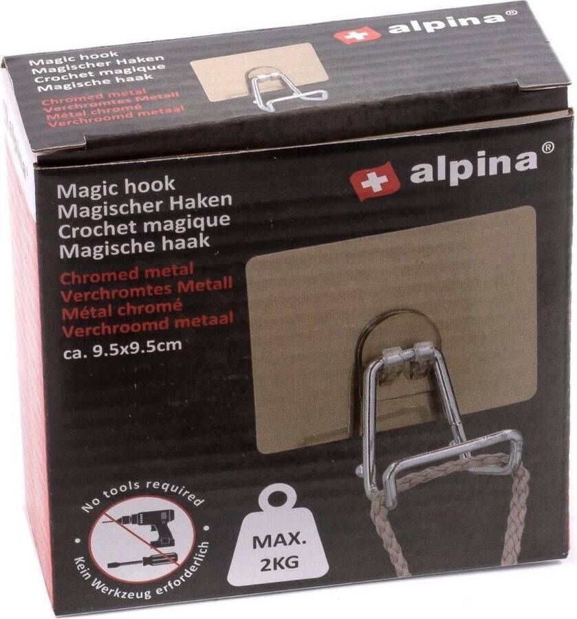 Alpina Hanger 9 5 X 9 5 Cm Staal Zilver