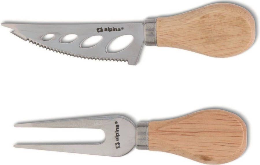 Alpina Kaasmes 2-delig Kaasmessen Set 1 kaasmes 1 kaasvork