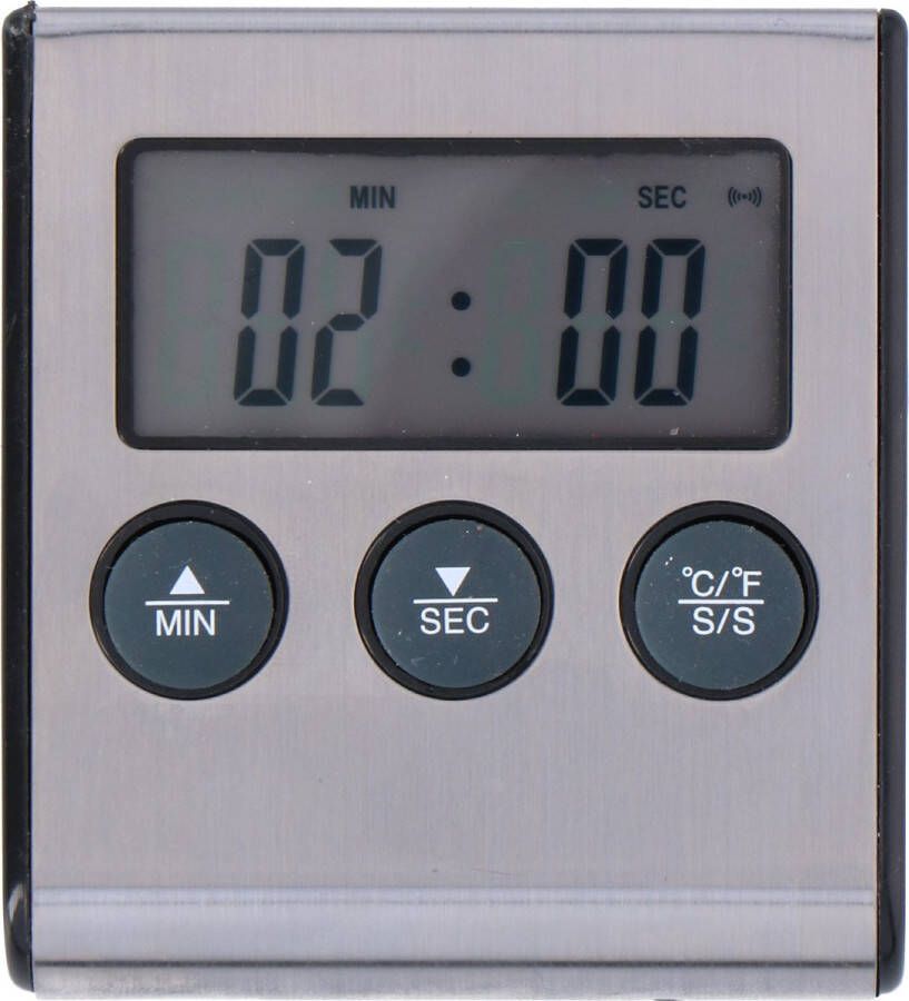 Alpina Kitchen & Home Alpina keuken thermometer 2 in 1 digitale thermometer & timer