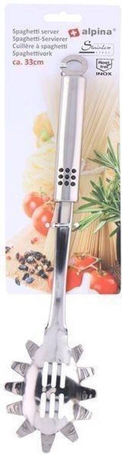 Alpina Kitchen & Home Alpina Spaghettivork 33 Cm Zilver