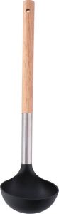Alpina Kitchen & Home Luxe bamboe houten soeplepel opscheplepel 31 cm Koken Keukengerei Opscheplepels serveerlepels