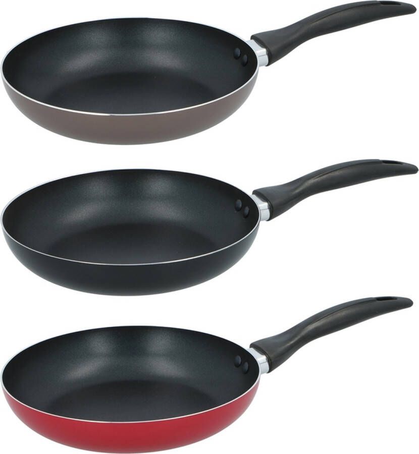 Alpina Koekenpan anti-aanbak Ø24xH5cm (1 stuk) assorti