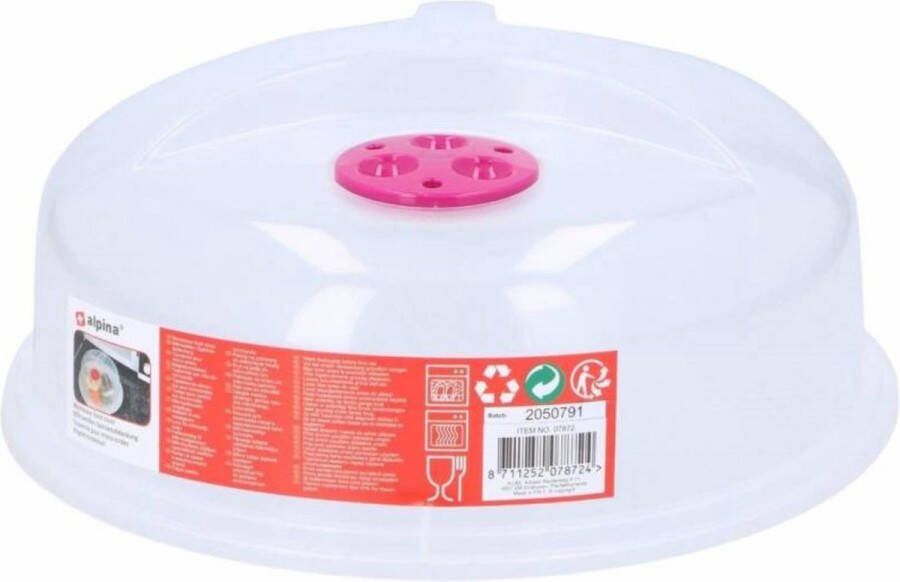Alpina Magnetron Afdekschaal voor Borden Diameter 25cm