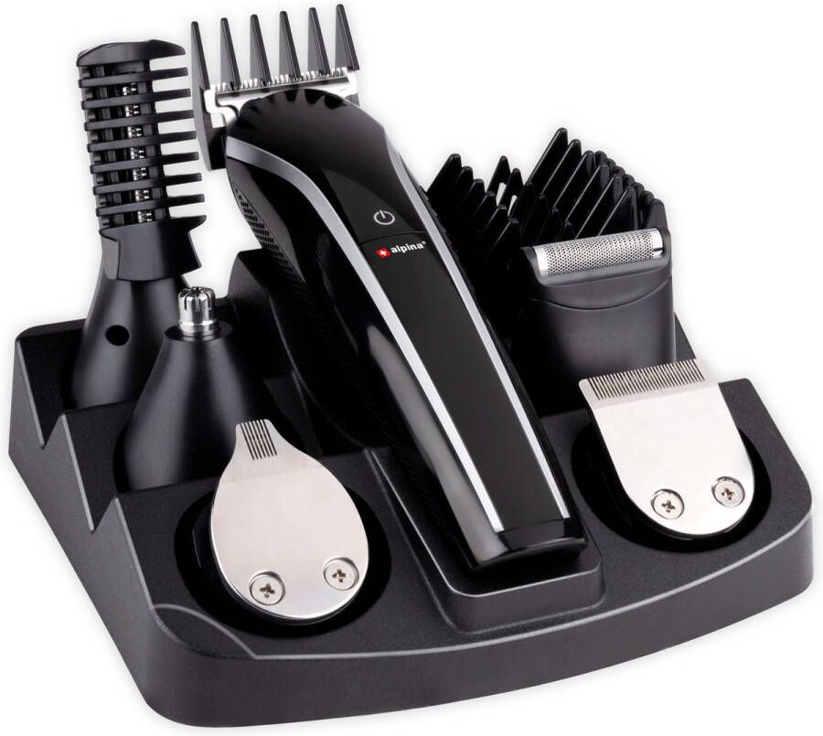 Alpina Tondeuseset Trimmer Tondeuse Gezicht en Body Scheren en Trimmen 6-in-1 3 Watt