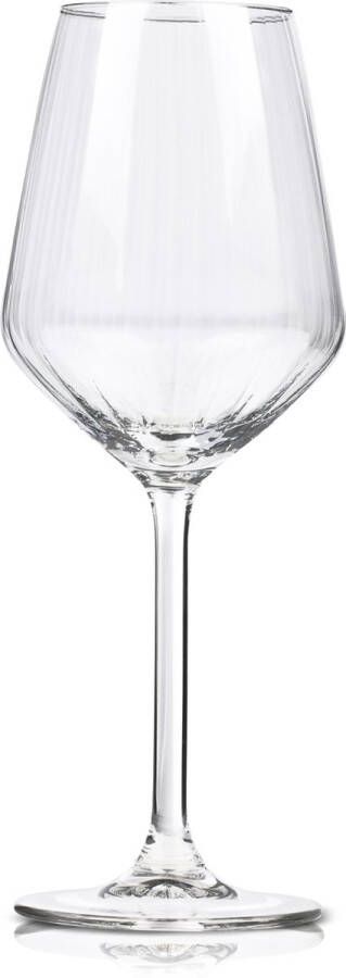 Alpina Wijnglazen Witte Wijn 4 Stuks Witte Wijnglazen Wijnglas 38cl Wijnglazen Set Glazenset voor Diner Wijn Glazen Helder Glas